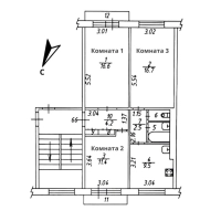 3-х комнатная квартира
